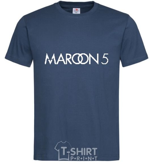 Мужская футболка MAROON 5 Темно-синий фото
