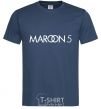 Мужская футболка MAROON 5 Темно-синий фото