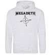 Men`s hoodie MEGADETH sport-grey фото