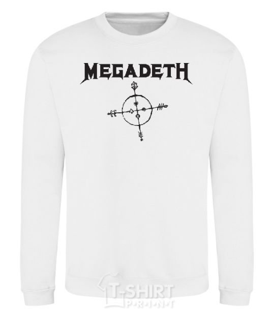 Sweatshirt MEGADETH White фото