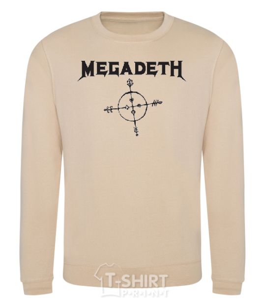 Sweatshirt MEGADETH sand фото