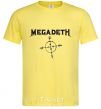 Мужская футболка MEGADETH Лимонный фото