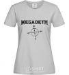 Женская футболка MEGADETH Серый фото