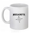 Чашка керамическая MEGADETH Белый фото