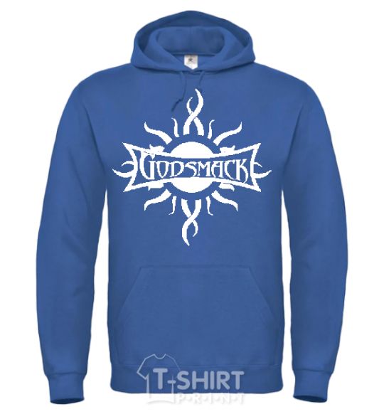 Men`s hoodie GODSMACK royal фото