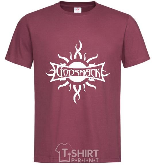 Men's T-Shirt GODSMACK burgundy фото