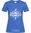 Women's T-shirt GODSMACK royal-blue фото