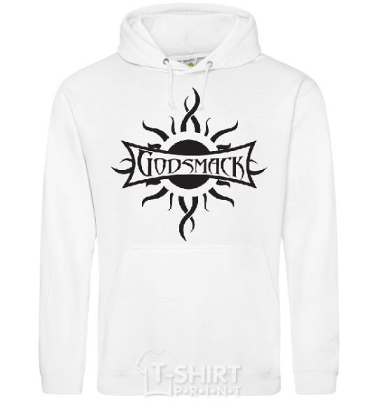 Men`s hoodie GODSMACK White фото