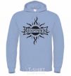 Men`s hoodie GODSMACK sky-blue фото