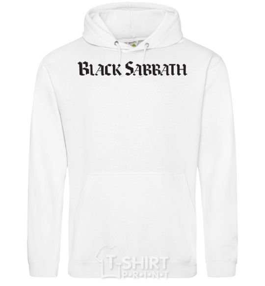 Men`s hoodie BLACK SABBATH White фото