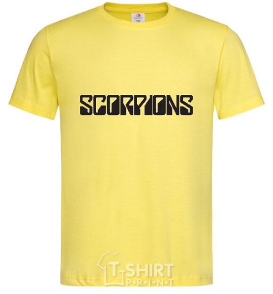 Men's T-Shirt SORPIONS cornsilk фото