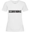 Women's T-shirt SORPIONS White фото