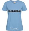 Women's T-shirt SORPIONS sky-blue фото