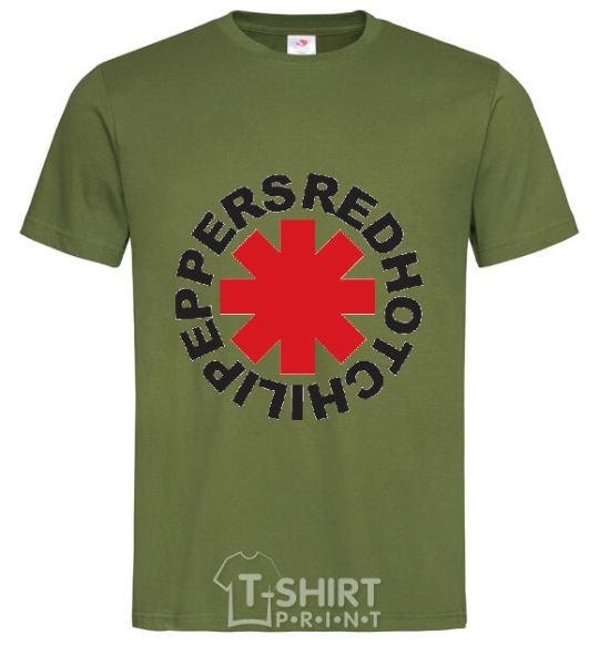 Men's T-Shirt Red hot chilly pappers millennial-khaki фото