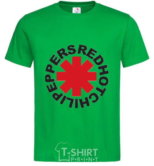 Men's T-Shirt Red hot chilly pappers kelly-green фото