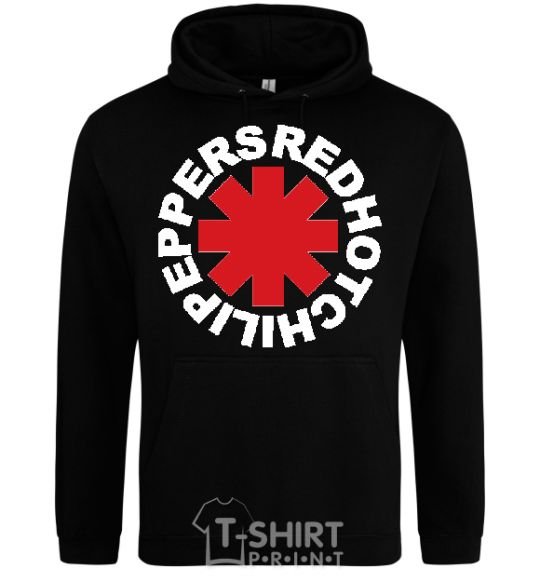 Men`s hoodie Red hot chilly pappers black фото