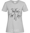 Women's T-shirt PINK FLOYD signing grey фото
