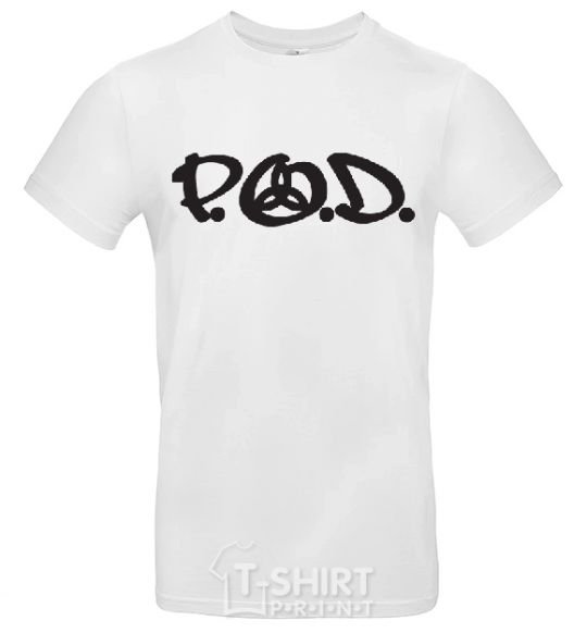 Men's T-Shirt P.O.D. White фото