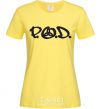 Women's T-shirt P.O.D. cornsilk фото