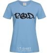 Women's T-shirt P.O.D. sky-blue фото