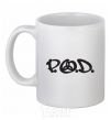 Ceramic mug P.O.D. White фото