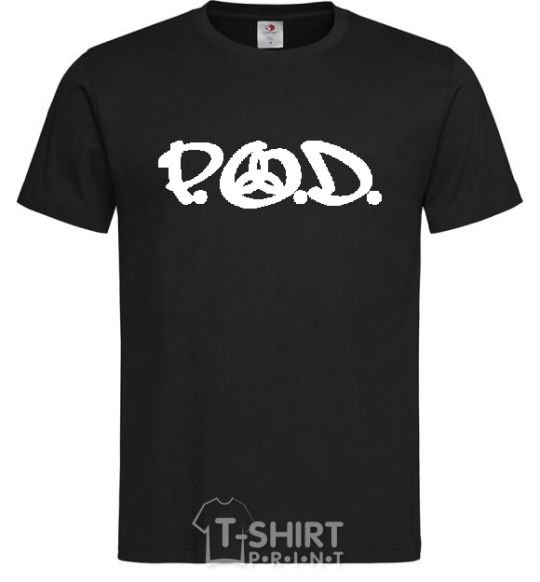 Men's T-Shirt P.O.D. black фото