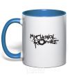 Mug with a colored handle MY CHEMICAL ROMANCE royal-blue фото