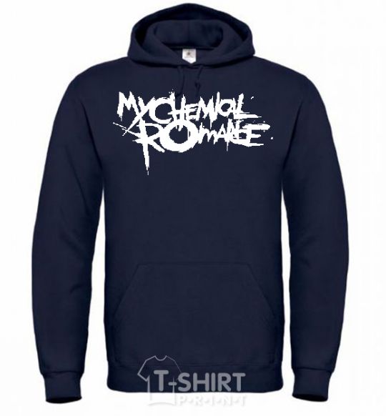 Men`s hoodie MY CHEMICAL ROMANCE navy-blue фото