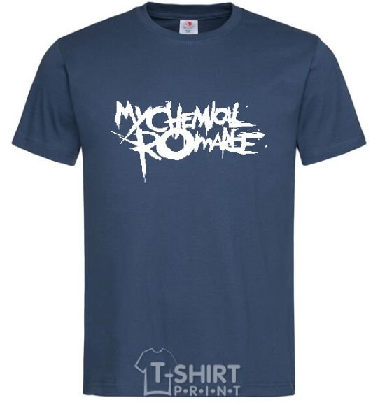 Men's T-Shirt MY CHEMICAL ROMANCE navy-blue фото