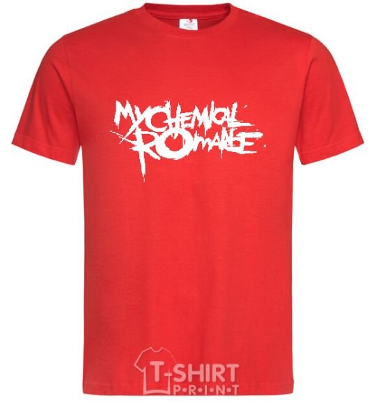 Men's T-Shirt MY CHEMICAL ROMANCE red фото