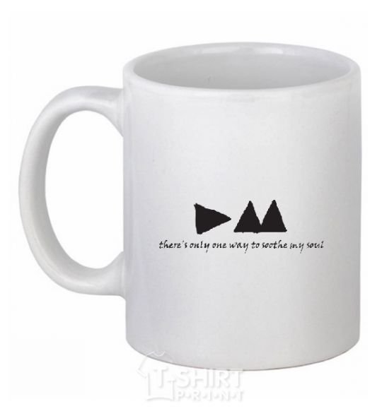 Ceramic mug DEPECHE MODE White фото