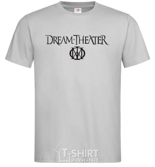 Men's T-Shirt DREAM THEATER grey фото