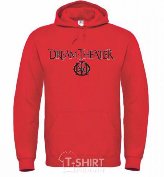 Men`s hoodie DREAM THEATER bright-red фото