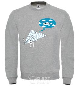 Sweatshirt AEROPLANE DREAMS sport-grey фото