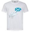 Men's T-Shirt AEROPLANE DREAMS White фото