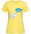 Women's T-shirt AEROPLANE DREAMS cornsilk фото