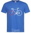 Мужская футболка I LOVE BICYCLE Ярко-синий фото