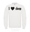 Sweatshirt I <3 SLEEP White фото