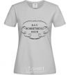 Women's T-shirt SAY SOMETHING NICE grey фото