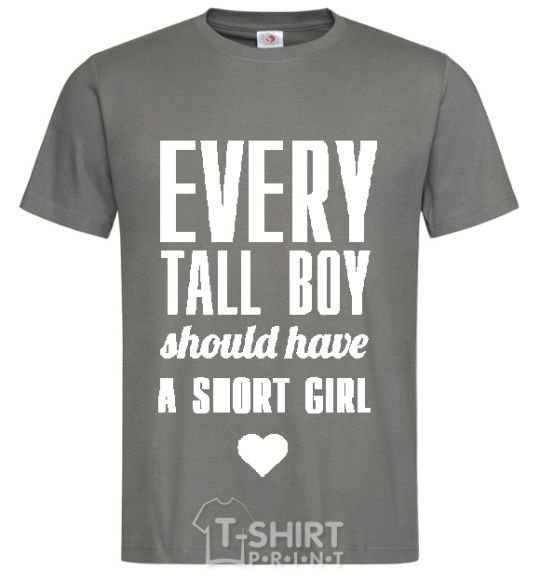 Мужская футболка EVERY TALL BOY... Графит фото
