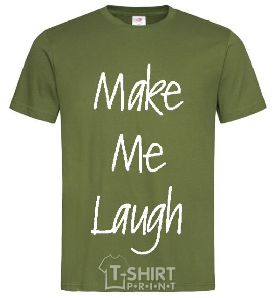 Men's T-Shirt MAKE ME LAUGH millennial-khaki фото