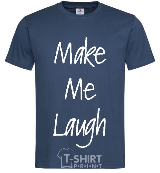 Men's T-Shirt MAKE ME LAUGH navy-blue фото