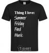 Men's T-Shirt THING I LOVE... black фото