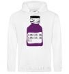 Men`s hoodie I DON'T LOVE YОU PILLS White фото