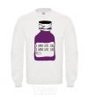 Sweatshirt I DON'T LOVE YОU PILLS White фото