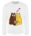 Sweatshirt CATS White фото