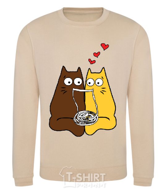 Sweatshirt CATS sand фото