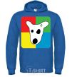 Men`s hoodie Dog VK royal фото