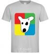 Men's T-Shirt Dog VK grey фото