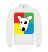 Sweatshirt Dog VK White фото